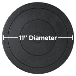 W Turntable infographic dims